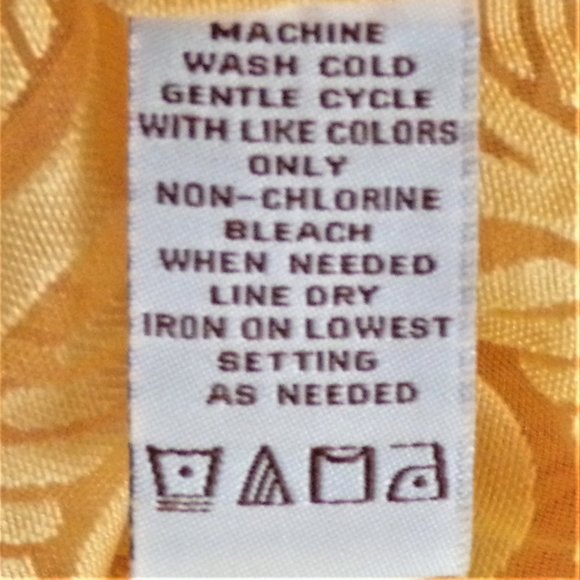 C.L.O.T.H.E.S. size S yellow long-sleeve blouse - Picture 13 of 13